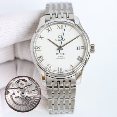 Omega De Ville 8500 Movement 41MM Sapphire Glass Men Mechanical Watch